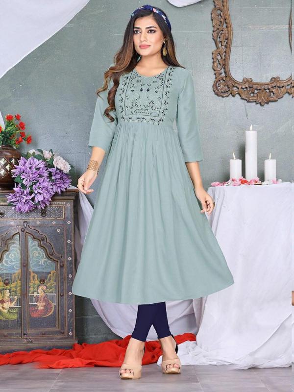 Tern Vol 2 Rayon Slub Designer Exclusive Kurti collecttion